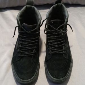 Vans Black Hi Top Size 10.5